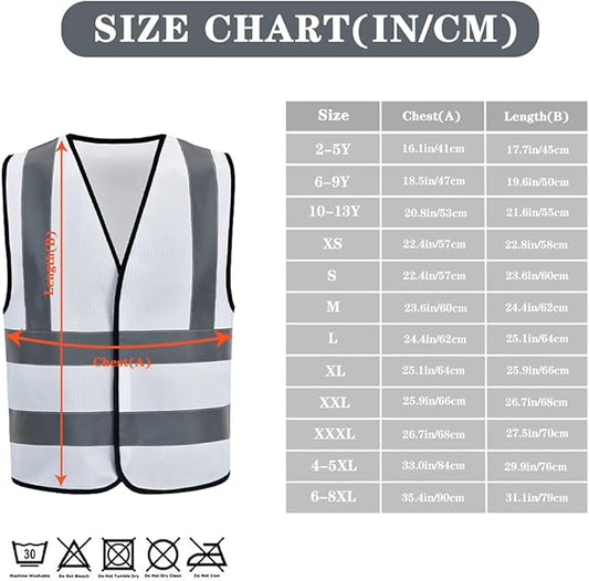 AK Safety Vest- Reflective, Personalized Hi Viz Vests with Custom Logo