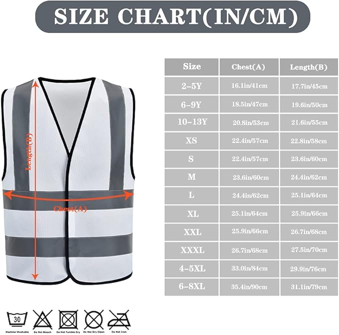 AK Safety Vest- Reflective, Personalized Hi Viz Vests with Custom Logo