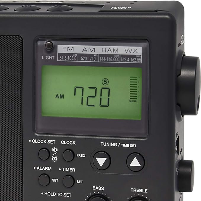 C. Crane CCRadio-2E Enhanced Portable AM FM Weather and 2-Meter Ham Band (Black) CC2BE