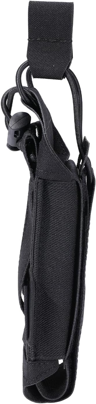 EXCELLENT ELITE SPANKER Tactical Universal Radio Holster Holder Molle Radio Pouch Adjustable for Duty Belt,Vest for Two Ways Walkie Talkie