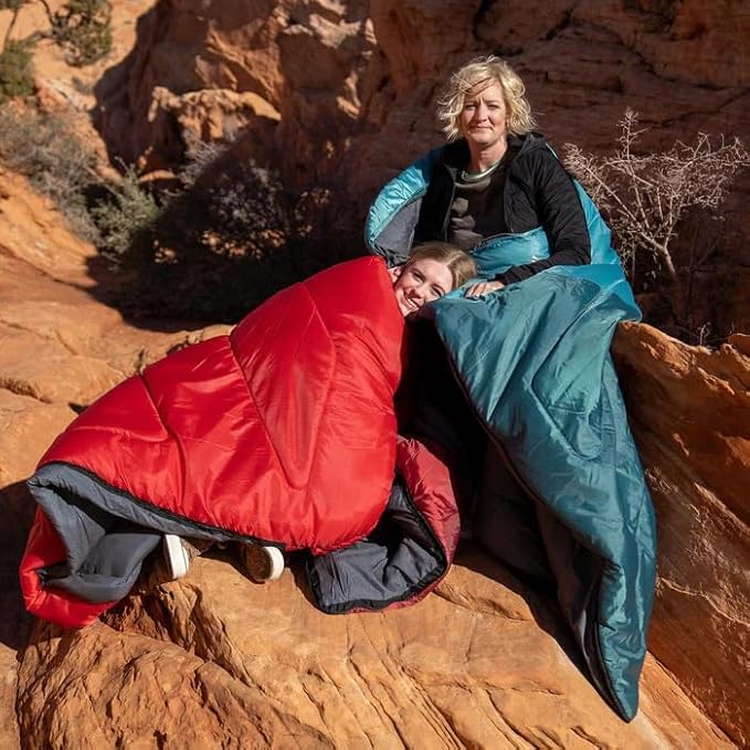 Teton Celsius Regular, 25F, 20F, 0F Degree Sleeping Bags, All Weather Bag for Adults and Kids, Camping Made Easy and Warm, Travel Sack Included