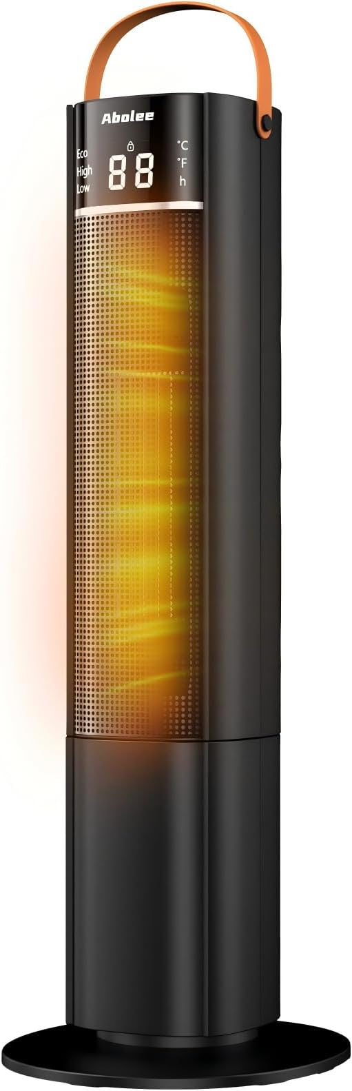 Space Heaters Indoor Use, 26" 12ft/s Electric Heater with Remote, 1500W Electric Heaters with 75°Oscillation, 1-12H Timer, PTC Electric Heater for Large Room, Bedroom Home Office