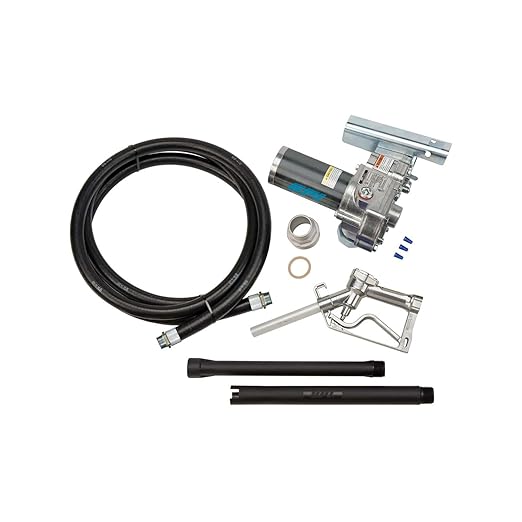 GPI - M-1115 Series Fuel Transfer Pump, Manual Shut-Off Unleaded Nozzle, 12 GPM, 115 Volt (110000-81)