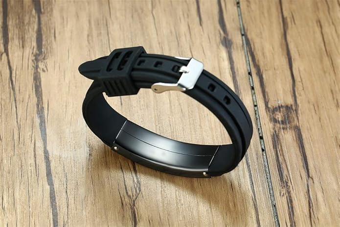 VNOX Medical Alert Bracelets for Men & Women Kids with Free Engraving Adjustable Stainless Steel Mesh Emergency Medical ID Bracelets Wristband