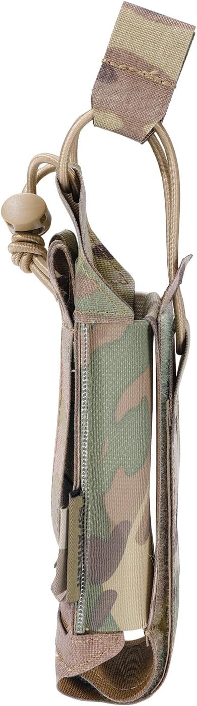 EXCELLENT ELITE SPANKER Tactical Universal Radio Holster Holder Molle Radio Pouch Adjustable for Duty Belt,Vest for Two Ways Walkie Talkie