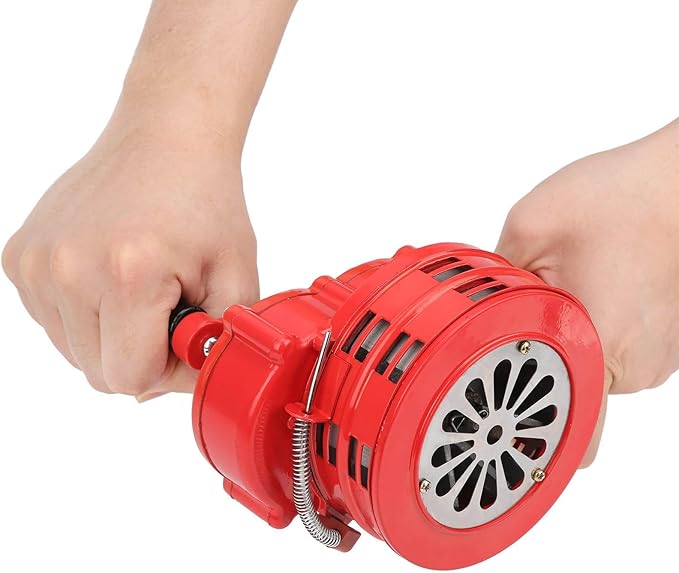 Zerodis Hand Crank Siren, Horns & Sirens Portable Manual Operated Metal Alarm Alarming Horn Emergency Safety Warning for Factories Schools Troops Disasters Hand Crank