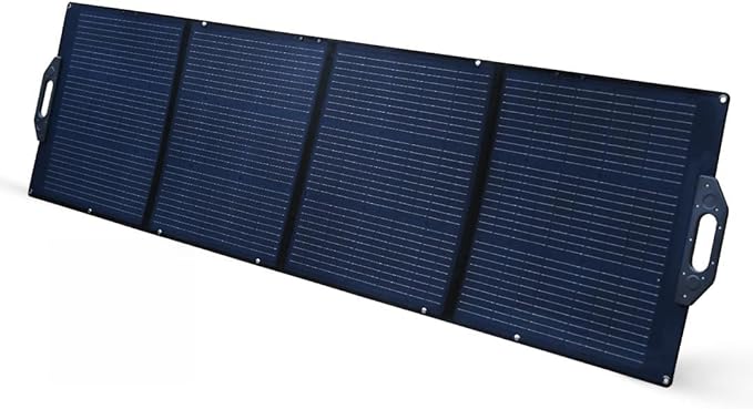 200 Watt Solar Panels Foldable, Portable High-Efficiency Solar Charger for Power Stations, Waterproof, Kickstand Design, Compact for Camping, RV, Outdoor, Off-Grid Use by Guard Dog Security