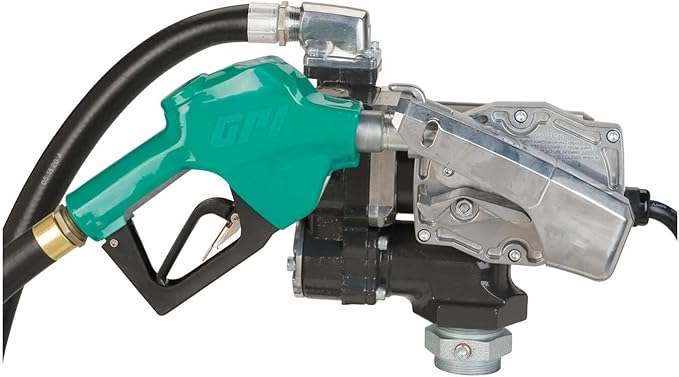 GPRO - V25 Series Fuel Transfer Pump, Automatic Shut-Off Nozzle, 25 GPM, 12 Volt (170000-03)