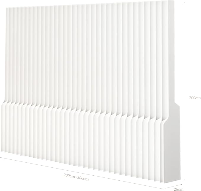Foldable Room Divider Privacy Screens Movable Temporary Wall Space Partition, 5.25~9.19 FT Tall, 6.56~16.4 FT Width, Choice of Various Sizes and Styles