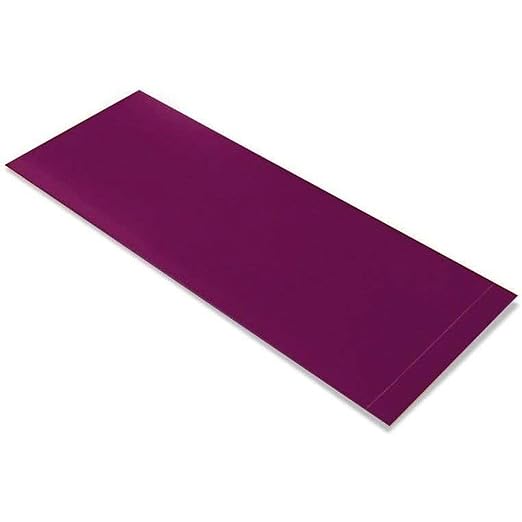 Mighty Line Floor Marking Tape Strips for Safety, Caution, Warning, Heavy-Duty, Peel and Stick, Adhesive, Industrial Quality, Purple, 6" by 10"
