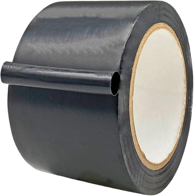 MAT Vinyl Marking Tape Black - 3 inch x 36 yds. for Safety Floor Marking (School Gym, Restaurants, Warehouse), Dance Floor Splicing, Pinstriping Cars & Boats