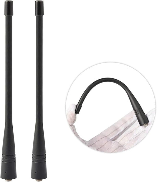 Bingfu UHF 400-470MHz Two Way Radio Antenna Replacement Walkie Talkie SMA Female Antenna 2-Pack Compatiable with BaoFeng BF-888S Arcshell AR-5 AR-6 AR-7 Retevis H-777 H-777S Two Way Radio