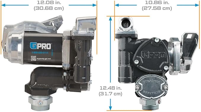 GPRO - V25 Series Fuel Transfer Pump, Pump Only, 25 GPM, 12 Volt (170000-01)