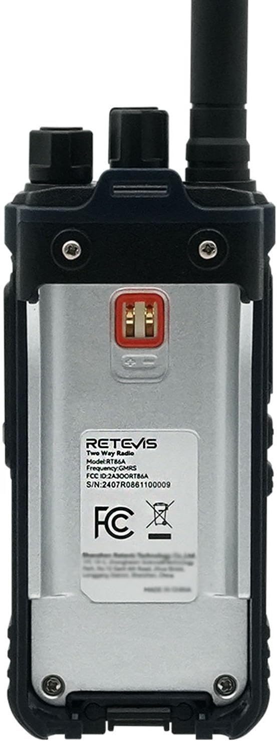 Retevis RT86A Long Range Walkie Talkies, GMRS 2 Way Radio Earpiece with Mic, High Power Two Way Radio, Durable, Group Call, for Industrial Warehousing(10 Pack)