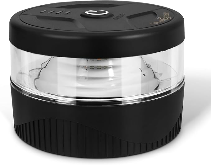 Magnetic Wireless Beacon Light, USB-C Rechargeable LED Strobe Lights for Trucks, Mini Portable Flashing Emergency Safety Warning Light for Postal Car Tractor UTV Golf Cart IP67 Waterproof Amber