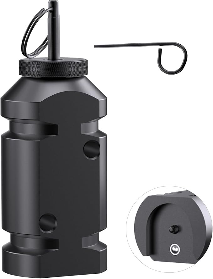 Trip Alarm, Perimeter Trip Alarm, 12 Gauge Camping Trip Wire Alarm Device, Early Warning Security System for Camping and Property Safety/Bear Deterrent,Camping Safety Trip Alarm（Adapter Not Included
