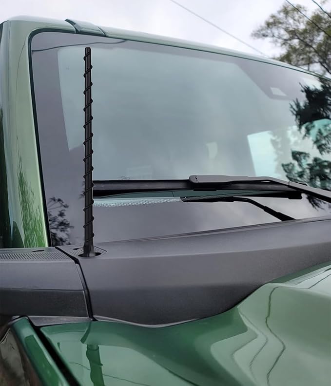 13" Short Antenna for Ford Bronco, Fits for Ford Bronco Full Size 2021 2022 2023 2024 2025, 13-inch Spiral AM FM Radio Antenna Replacement for Bronco Accessories F150