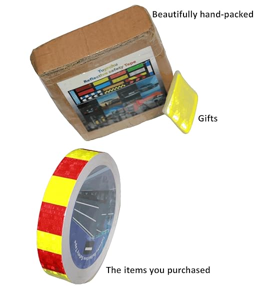 Reflective Tape 1 Inch x 168 Feet, High Visibility Warning Conspicuity Reflector, Night Safety Sticker for Car Trailer