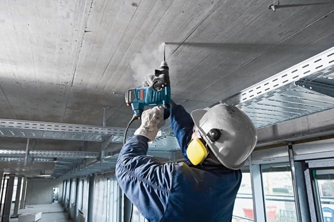 BOSCH RH328VC 1-1/8 Inch SDS-plus Rotary Hammer with Variable Speed, Vibration Control