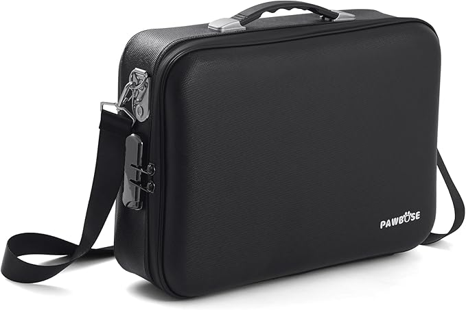 Fireproof Document Home Safe with Combination Lock, 16x12x5 inch Fireproof Water-Resistant Hard Case Box for Important Documents Certificates Passports Cash