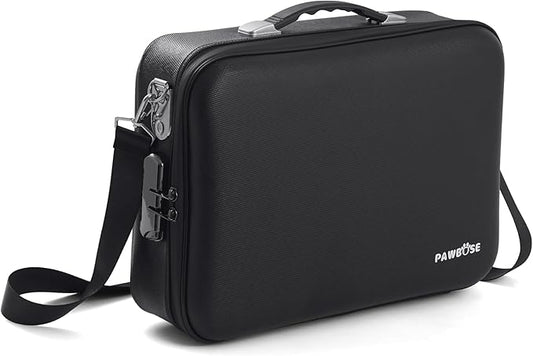 Fireproof Document Home Safe with Combination Lock, 16x12x5 inch Fireproof Water-Resistant Hard Case Box for Important Documents Certificates Passports Cash
