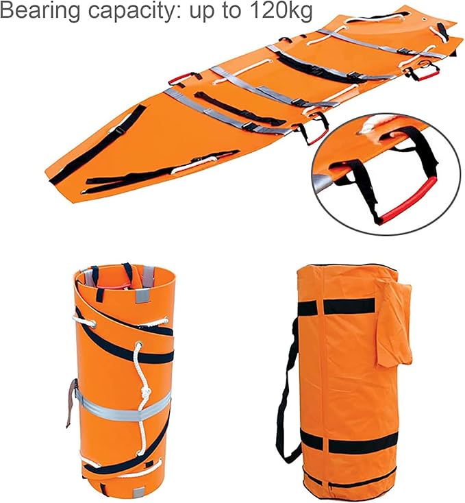 Portable Rescue Stretcher - Multifunctional Folding Emergency Stretcher for Medical Use, Ideal for Emergency Rescue Situations