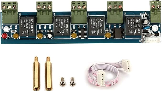 MENGQI-CONTROL Enhanced Alarm Module Fire Control Expansion Panel for Access Control Board Meet USA Fire Code Requirement