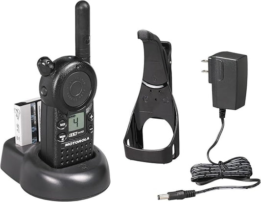 Motorola Solutions CLS1410 10-Pack Two-Way Radio Analog 4 Channels UHF 459.5-469.5MHz