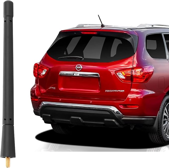 VOFONO Antenna for 2003-2023 Nissan Pathfinder, Rogue, Murano, Juke, Versa Note Sedan, Kicks, Cube, 350Z, Leaf, Navara NP300, 7 Inch Nissan Car Replacement Antenna Mast for Radio Reception