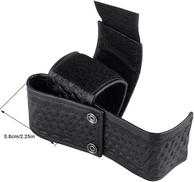 Basketweave Universal Fit Radio Pouch L-style Radio Holster, Universal Radio Carrier