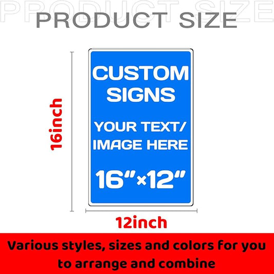 custom parking sign,Aluminum Weatherproof Metal Sign Multiple Sizes Custom Personalized Text And picture Here,hazard sign,garden sign,custom door sign,Customised business signs