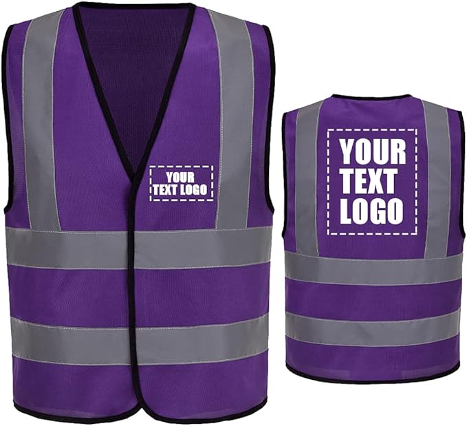 AK Safety Vest- Reflective, Personalized Hi Viz Vests with Custom Logo