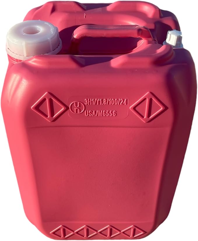 | 5.3 Gallon Tighthead Container with 70MM Cap | Carboy | Hedpack | Water Storage Container | Includes (1) Container with Cap (Pink)