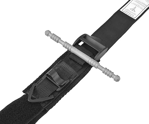 Military-Grade Tactical Combat Tourniquet Gen 8 - Severe Bleeding Control (Black) | Rapid One-Hand Application, Time-Stamped – First Aid, EMS, Law Enforcement, Civilian, Outdoor Survival