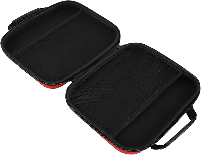 Pwshymi Precise Emergency Kit Bag Portable Large Capacity EVA Hard Case for Emergency First Aid, for Home Outdoor, Red