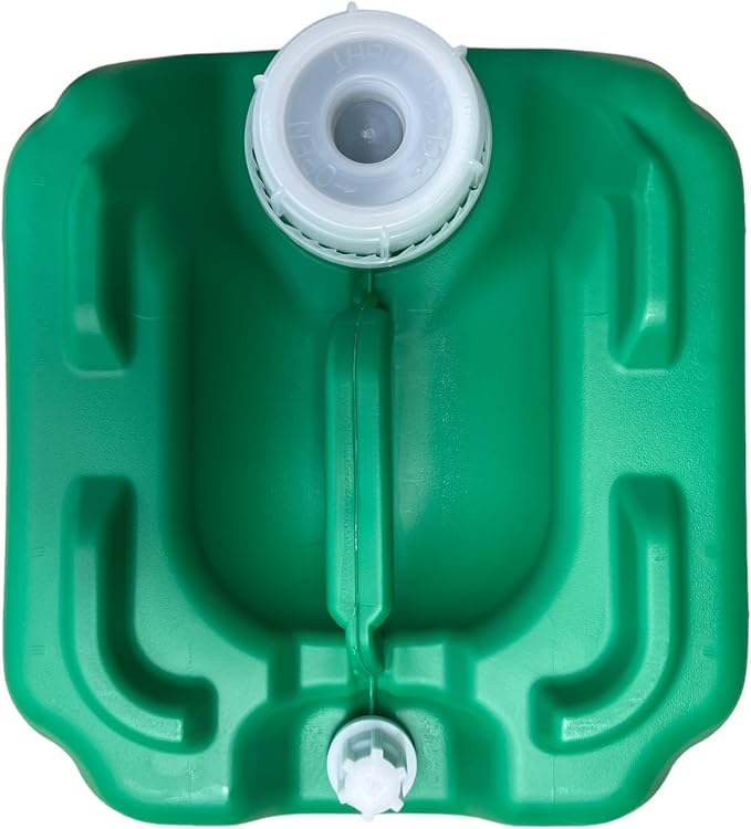 | 5.3 Gallon Tighthead Container with 70MM Cap | Carboy | Hedpack | Water Storage Container | Includes (1) Container with Cap (Green)