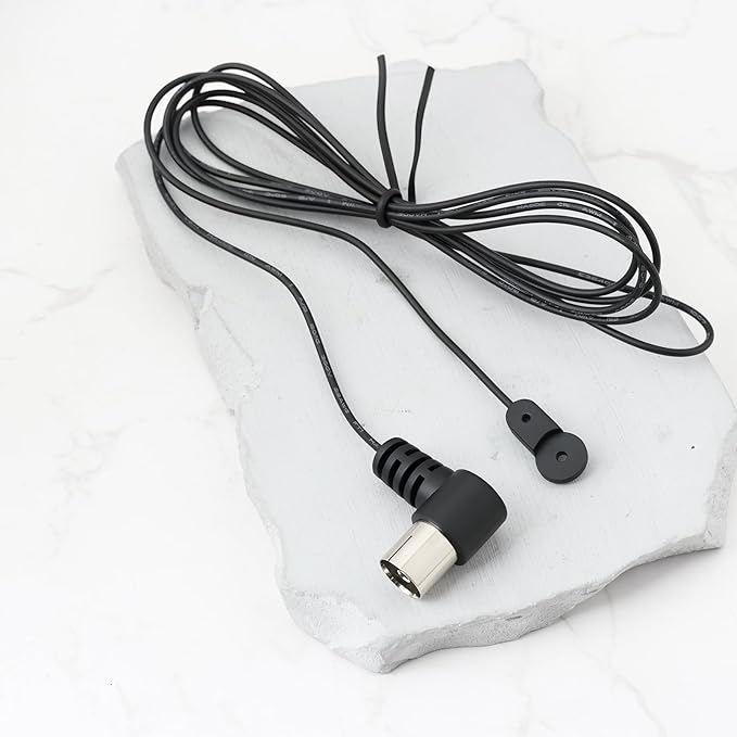 eMagTech 2Pcs FM Radio Antenna Coaxial Cable for Table Top Home Stereo Receiver Audio Video Radio Receiver