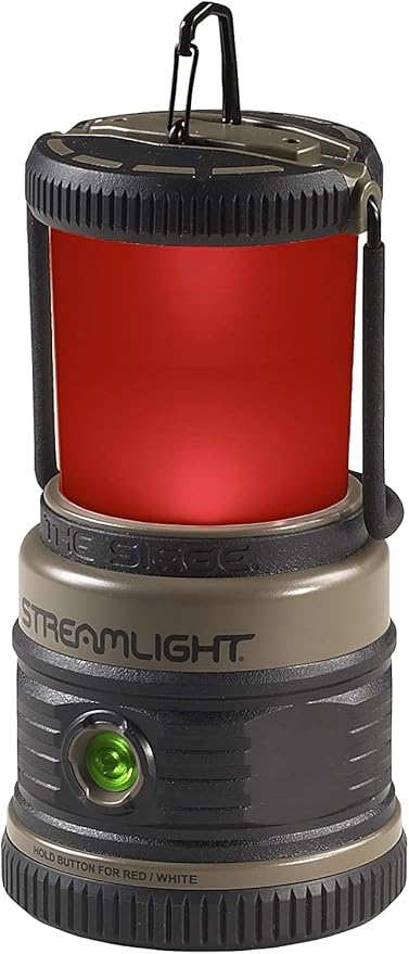 Streamlight 44931 Siege 540-Lumen Compact LED Camping Lantern with 360° Lighting for Power Outages, Hurricanes, and Emergencies, Coyote