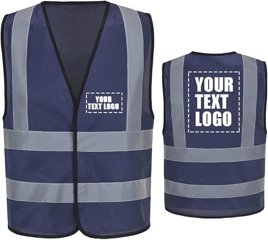 AYKRM 12 colour High visibility viz vest hi vis viz reflective work construction safety vest (XS-8XL)