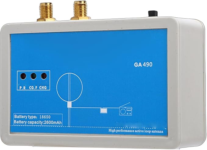 Active Antennae, 100kHz 179MHz MW SW Air Outdoor Portable Shortwave Radio Antennae with 2600mAh Battery, SDR for City Living Area Environment, Suitable for Shortwave Receivers, (15m / 49.2ft)