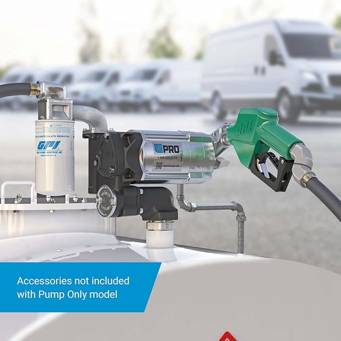 GPRO - V20 Series Fuel Transfer Pump, 1 Inch Outlet, Pump Only- For Extreme Temperatures, 20 GPM, 115 Volt (171000-51)