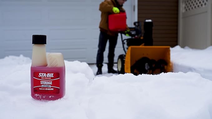 STA-BIL Storage Fuel Stabilizer - Guaranteed To Keep Fuel Fresh Fuel Up To Two Years - Effective In All Gasoline Including All Ethanol Blended Fuels - For Quick, Easy Starts, 4 fl. oz. (22204)