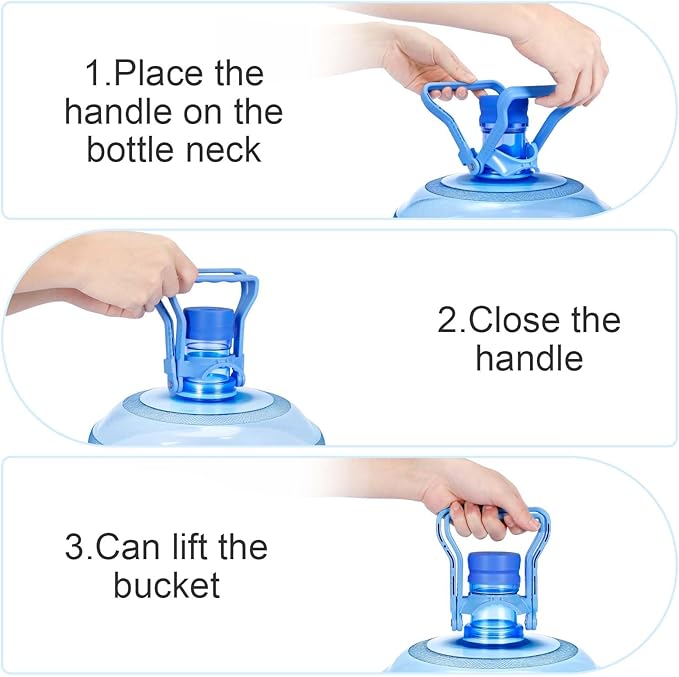 2-Pack 5 Gallon Water jug Holder，5 Gallon Bottled Water Dispenser Helper