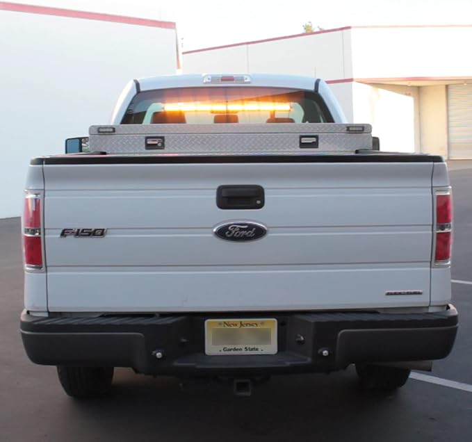 SolarBlast 36" Amber LED Traffic Advisor Light Bar with TA Controller Box - [SBTA84-AM] 12V Waterproof Directional Yellow Flashing Emergency Safety Warning Lightbar Lights for Work Trucks Vehicle Car