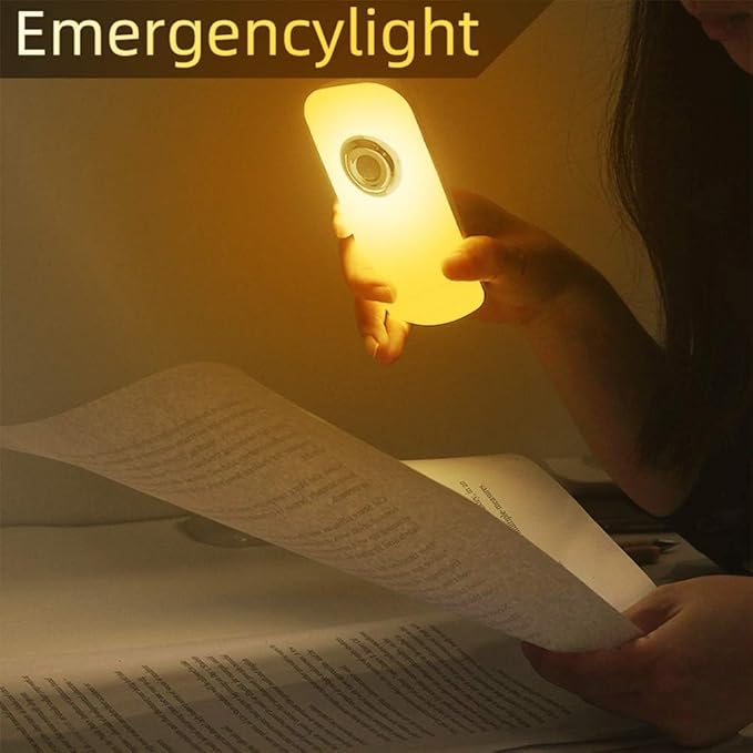 2 Pack LED Night Flashlight Motion Sensor Cut 3-in-1, Rechargeable Emergency Light, Auto Sensing Energy Saving Wall Mount Plug-in Light Portable LED Torch - Small Size Warm White