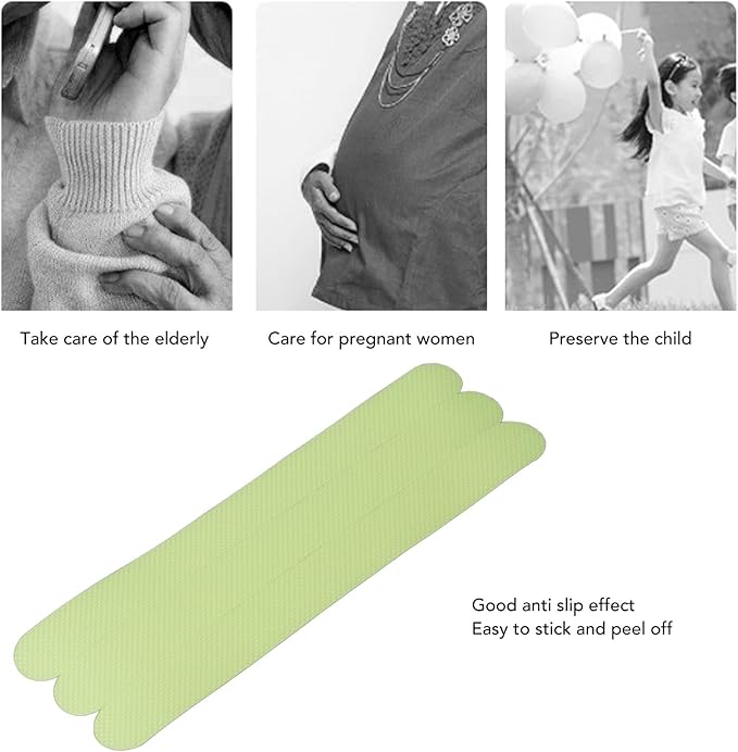 Tissting Glow in The Dark Tapes 20 x 2cm Luminous Photoluminescent Luminescent Emergency Roll Safety Egress Markers Exits Sign for Stairs, Walls, Steps(6 Strip Glow Green)