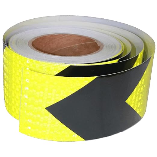 Reflective Tape 3 Inch x 68 Feet, Outdoor Waterproof High Visibility Conspicuity Strong Adhesive Reflector for Trailers