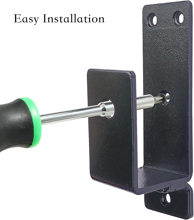 2x4 Door Barricade Brackets. Upgrade Door Barricade Security Bar Provide Our Home Under The Safety Environment. Door Metal Bar Bracket for Your Home, Garages, Basements, Sheds, Warehouses, Backyards.