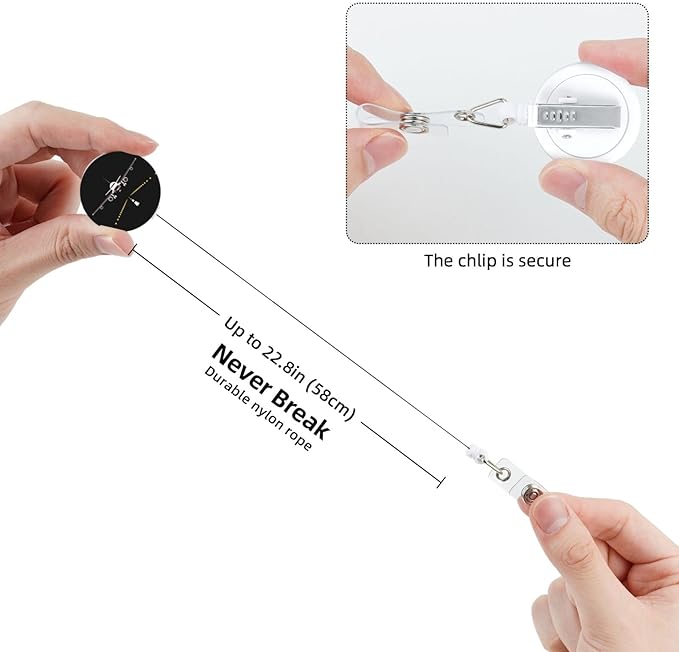 Airplane Aircraft Badge Reels Retractable Badge Holder with Clip for Id Name Tag Office Worker Student Teacher Nurse Doctor