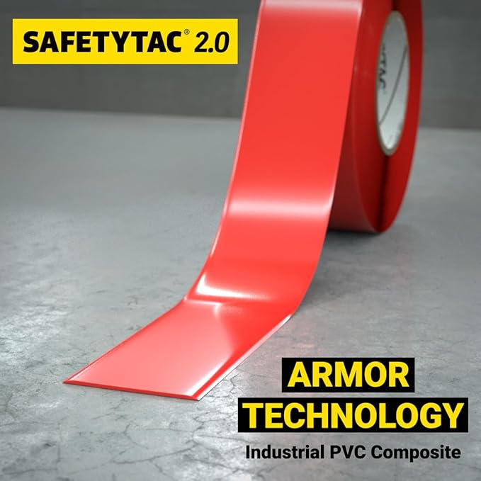 Floor Tape 2.0 with Armor Technology 2" x 50' Orange